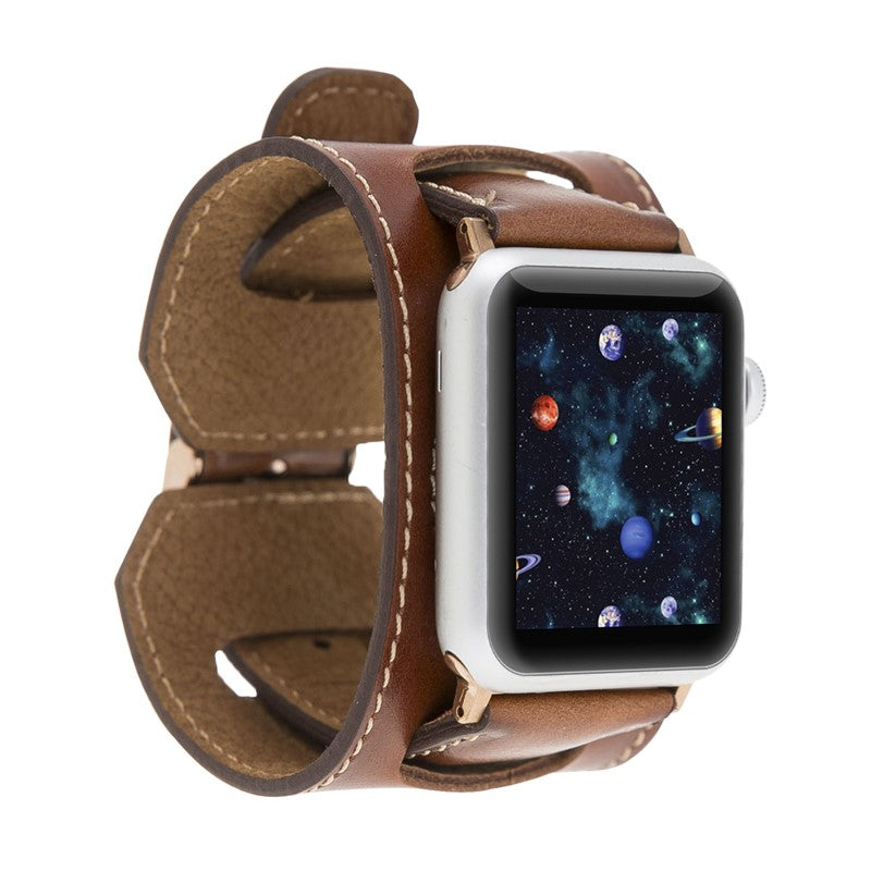 Cuff Leather Band for Apple Watch