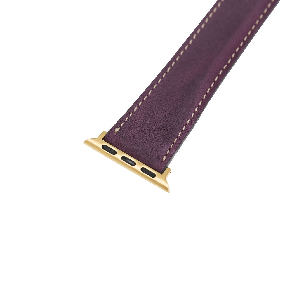 Double Tour Leather Band for Apple Watch