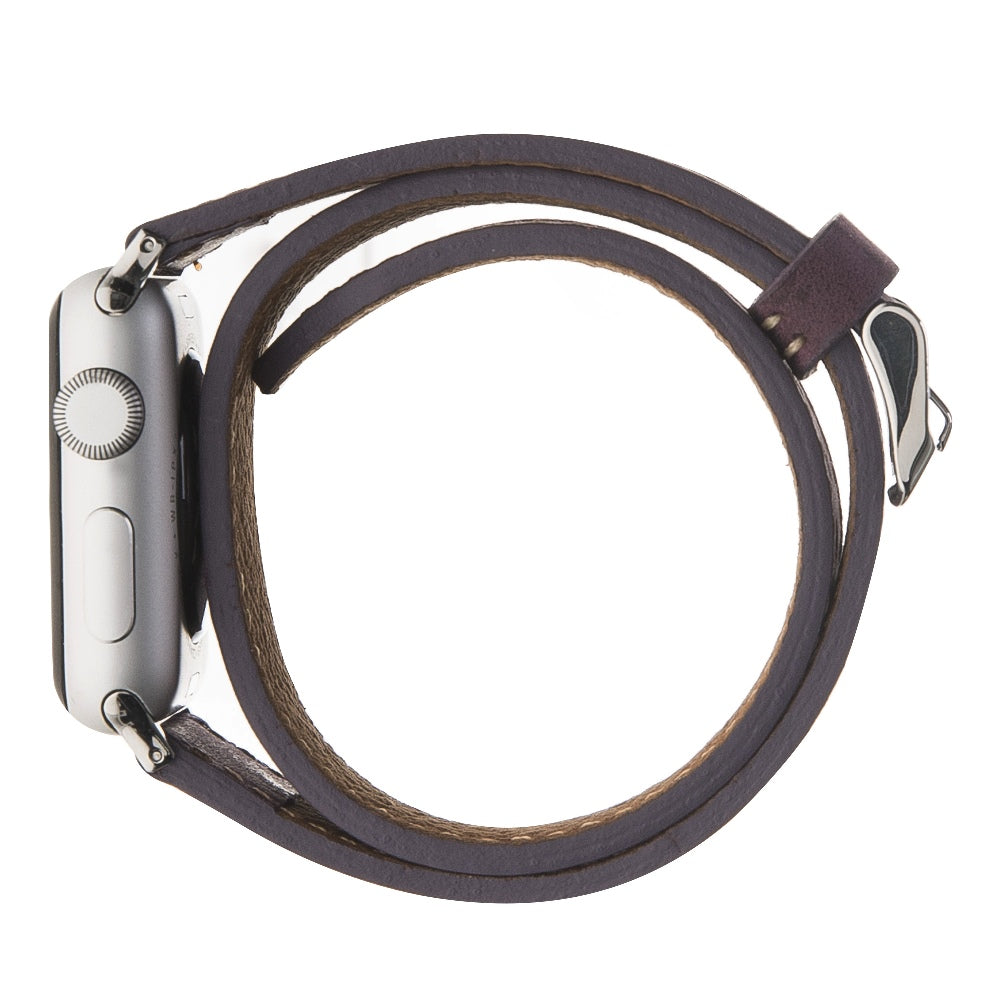 Double Tour Leather Band for Apple Watch