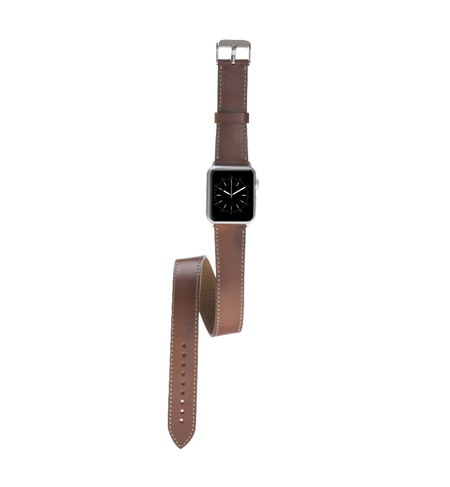 Double Tour Leather Band for Apple Watch