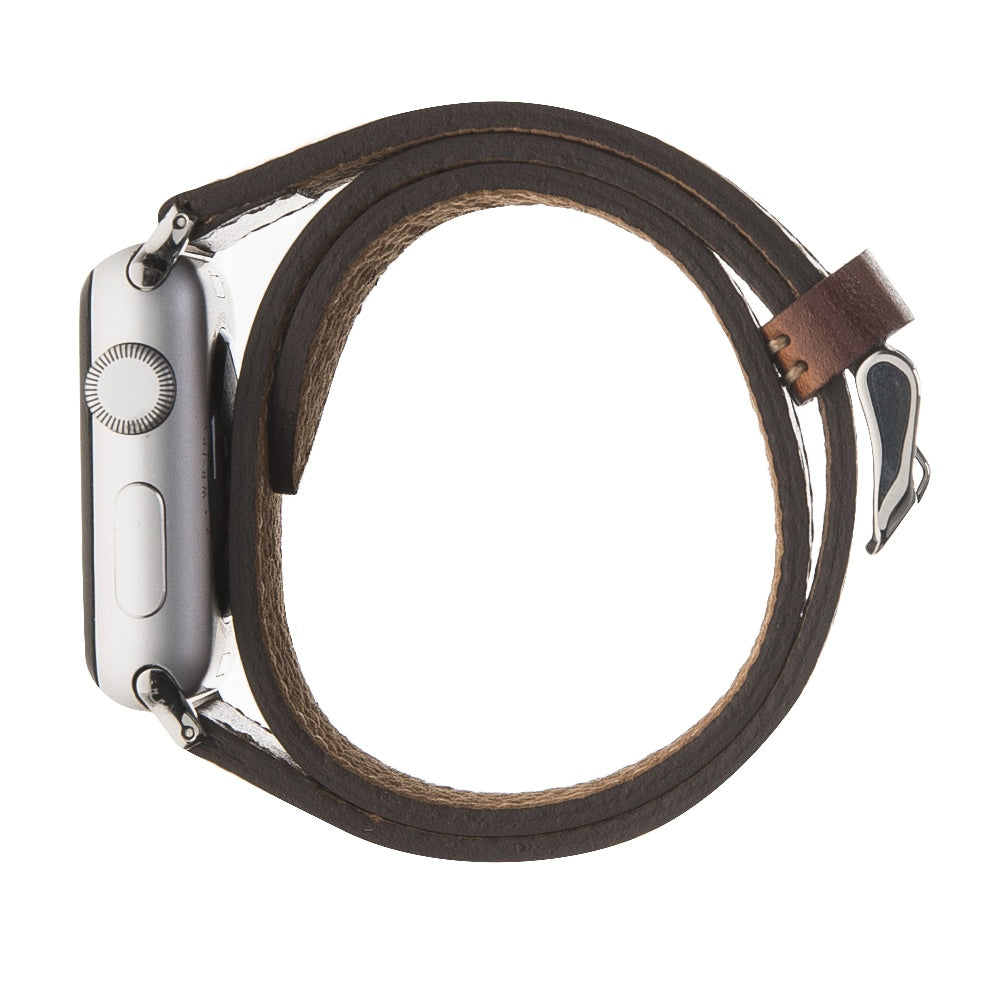 Double Tour Leather Band for Apple Watch