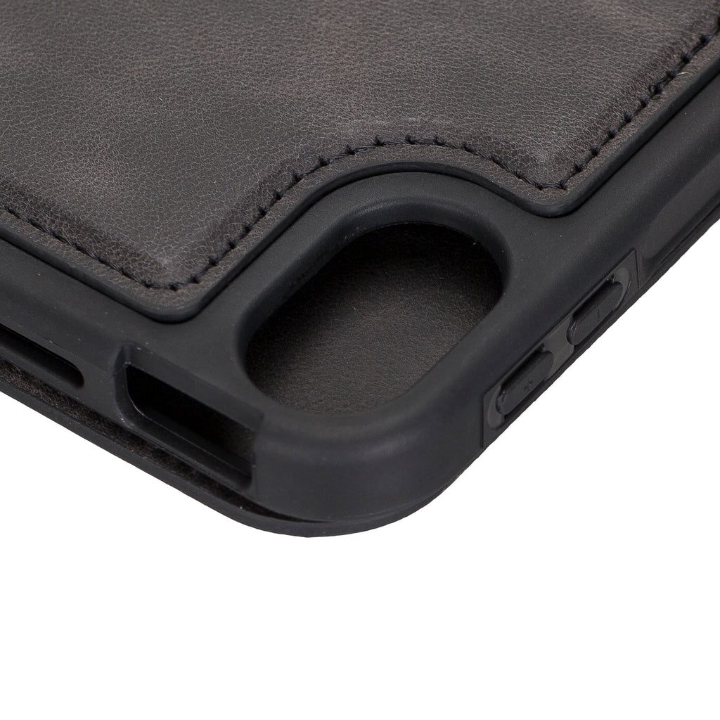iPad Air 10.9 Leather Case with Magnetic Closure, Separeted Compartments and Card Slots