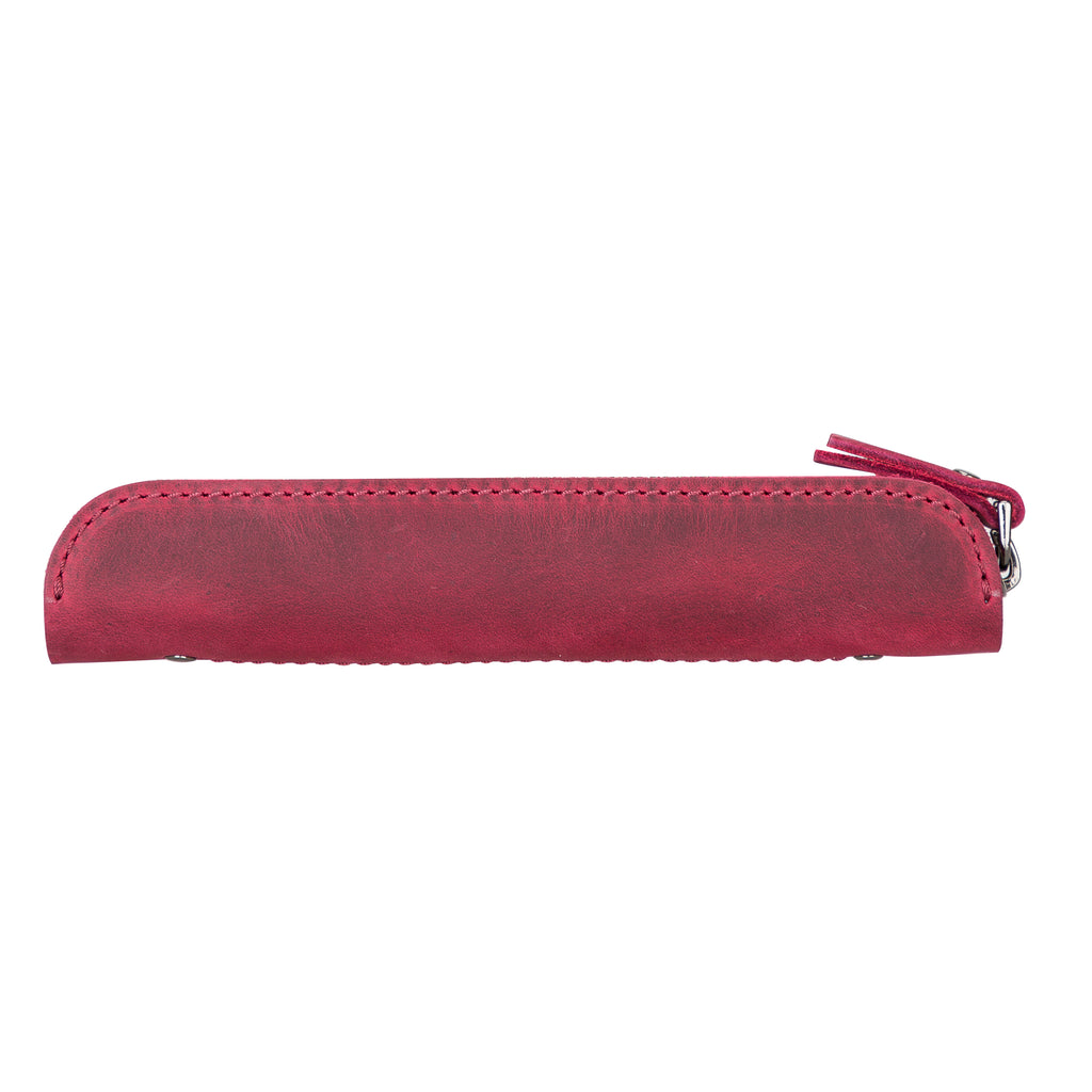 Pink Luxury Apple Pencil Leather Case with Zipper - Hardiston - 1