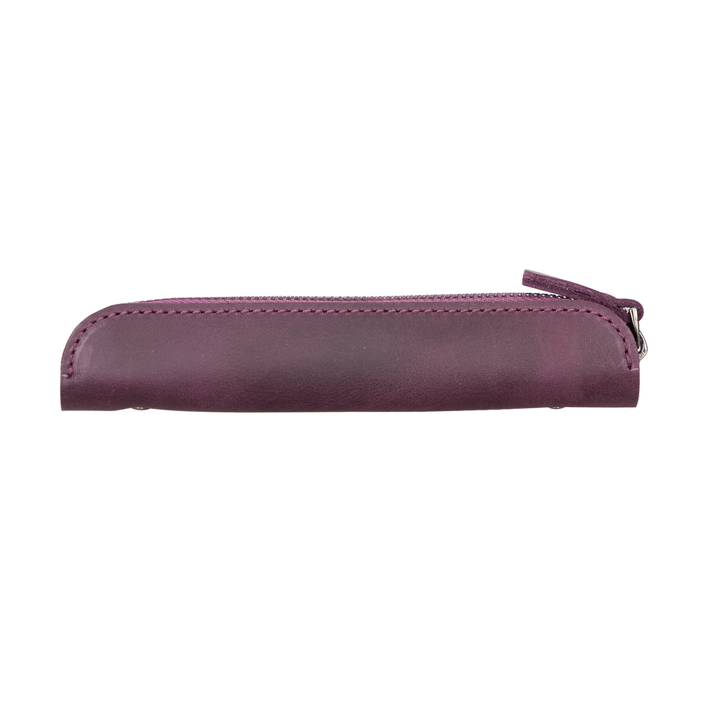 Purple Luxury Apple Pencil Leather Case with Zipper - Hardiston - 1