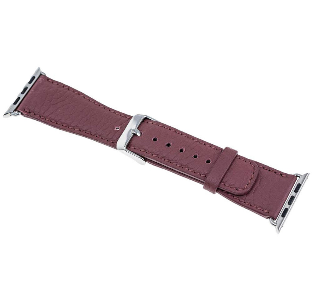 Rose Leather Apple Watch Band or Strap 38mm, 40mm, 42mm, 44mm for All Series - Venito - Leather - 4