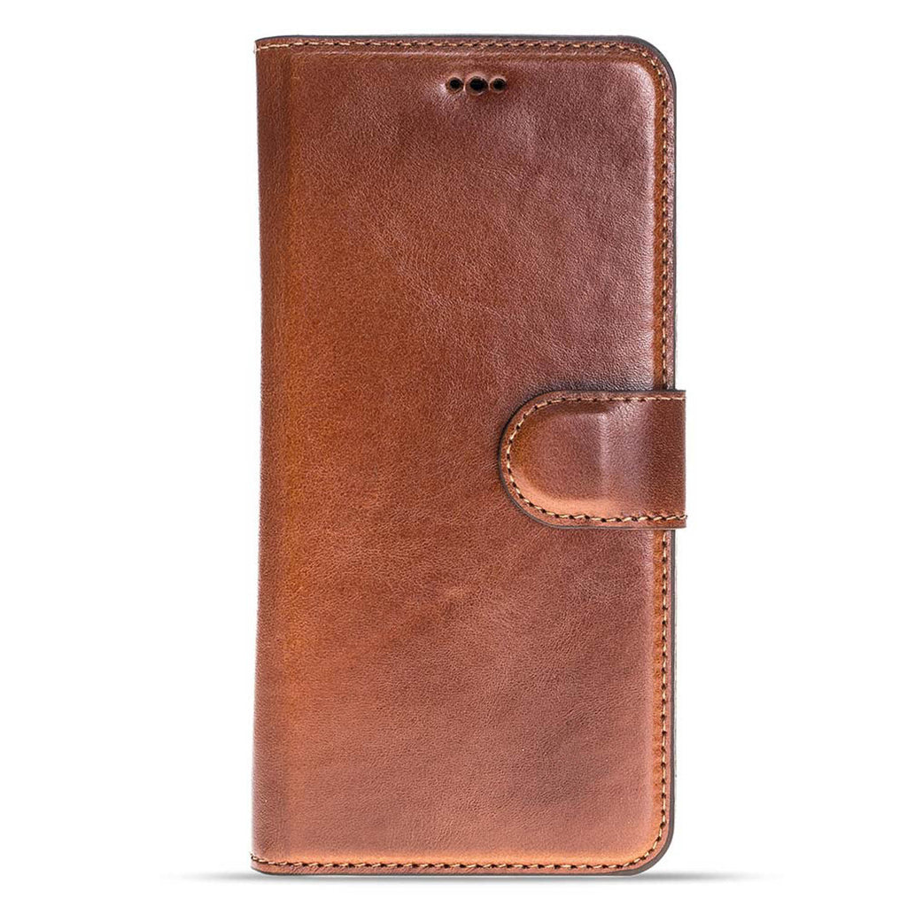 Samsung Galaxy S8 Russet Leather 2-in-1 Wallet Case with Card Holder - Hardiston - 4