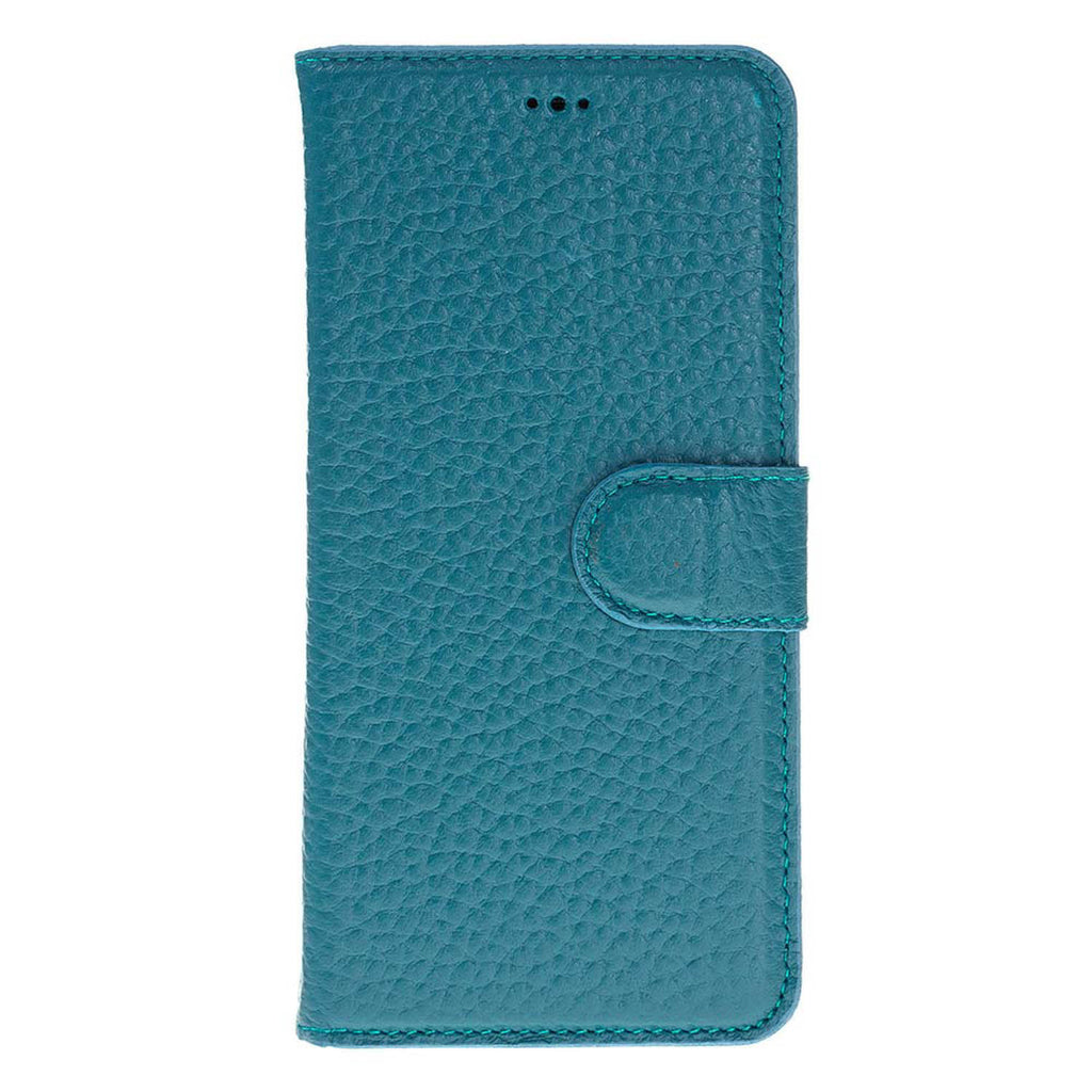 Samsung Galaxy S8 Turquoise Leather 2-in-1 Wallet Case with Card Holder - Hardiston - 4