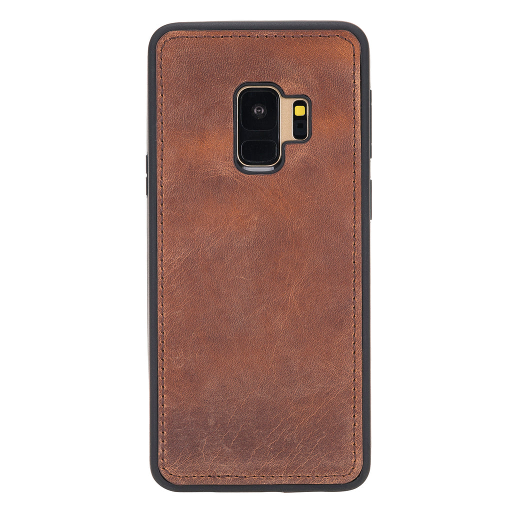 Samsung Galaxy S9 Brown Leather 2-in-1 Wallet Case with Card Holder - Hardiston - 6