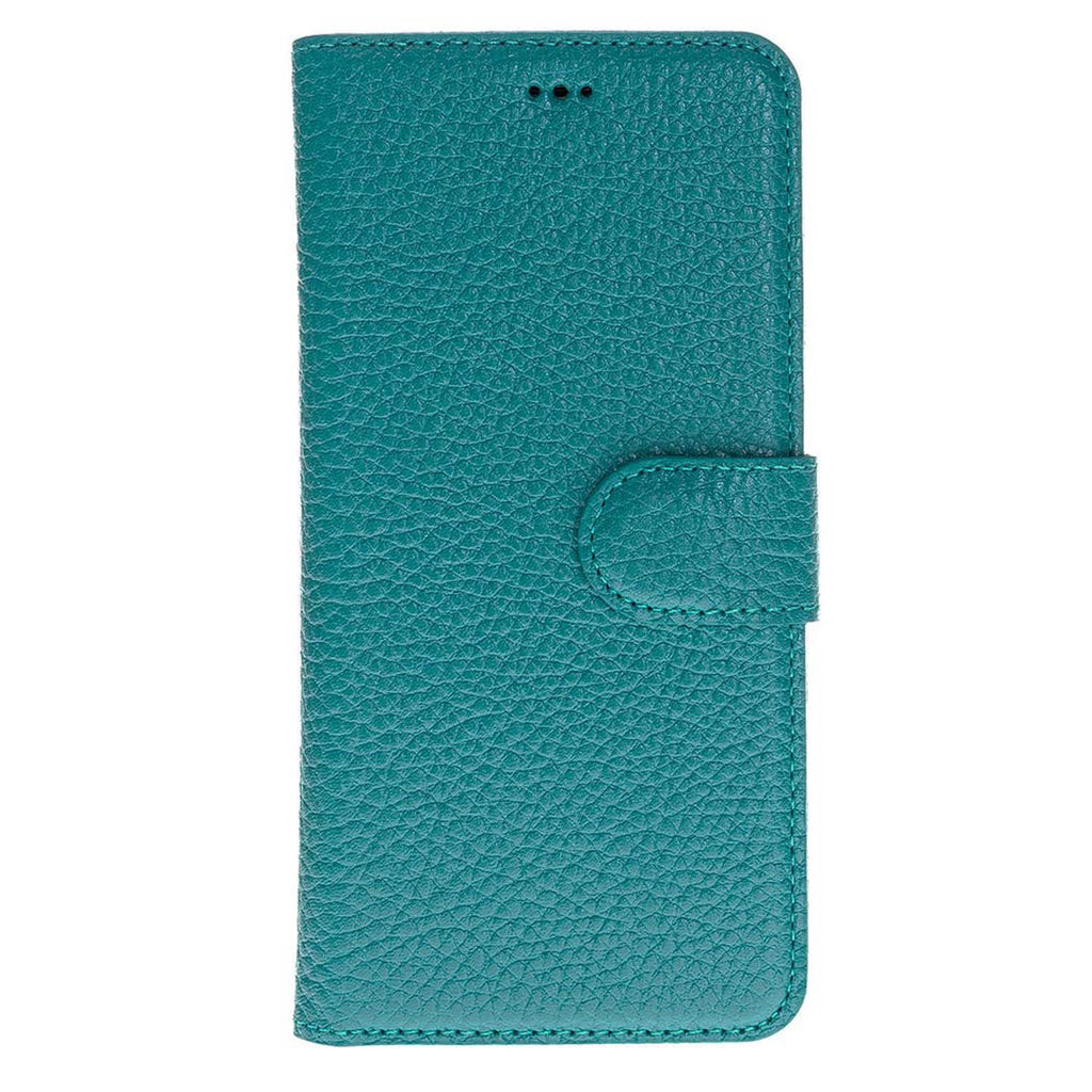 Samsung Galaxy S9 Green Leather 2-in-1 Wallet Case with Card Holder - Hardiston - 4