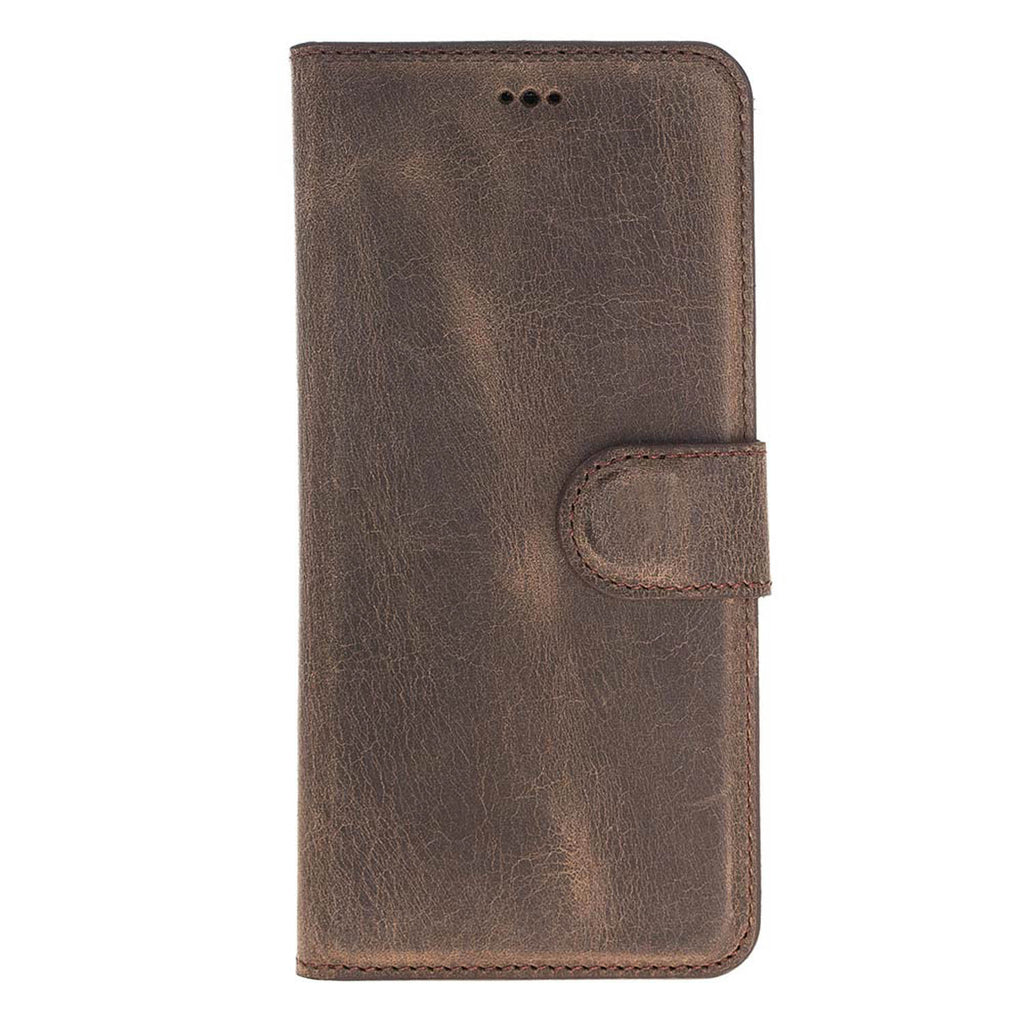 Samsung Galaxy S9 Mocha Leather 2-in-1 Wallet Case with Card Holder - Hardiston - 4