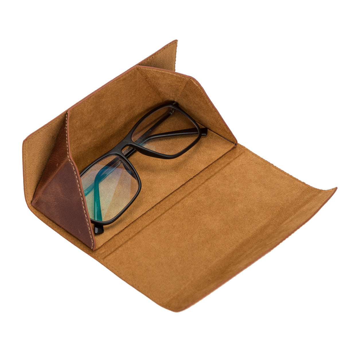 Smart Leather Eyeglass Case