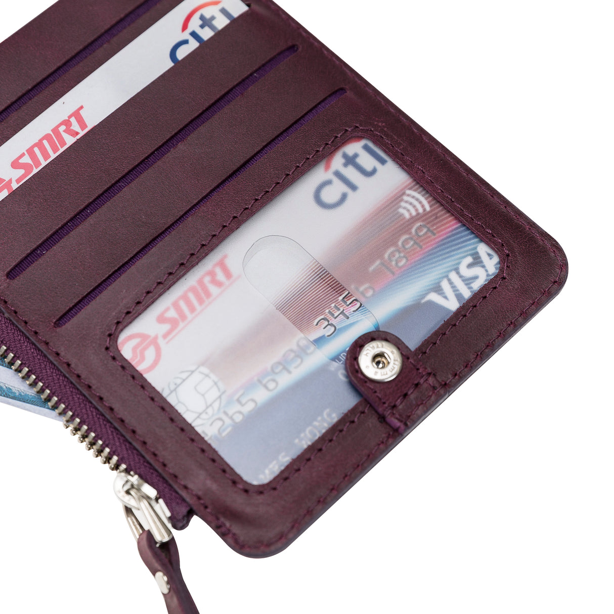 Leather V Style Wallet