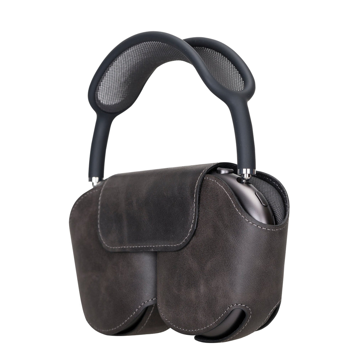 Airpods Max Black Leather Case by Hardiston - premium AirPods Cases