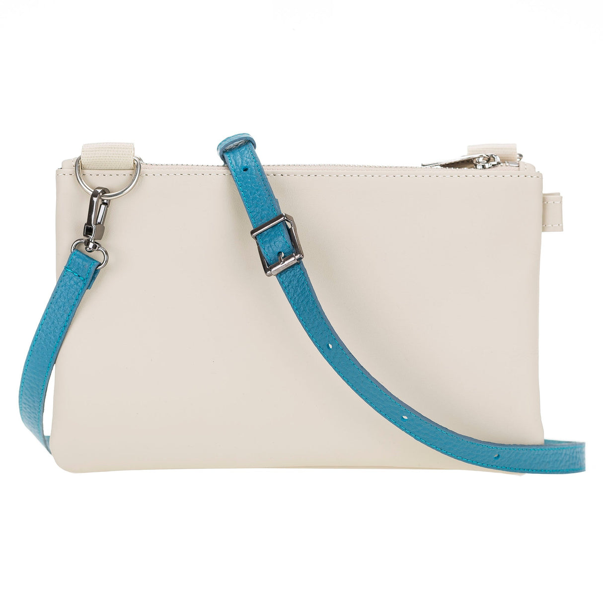 Cross - body Strap Leather Wristlet with Metal Clip by Hardiston - premium Crossbody Straps