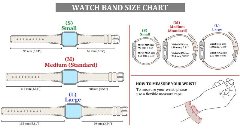 Cuff Leather Band for Apple Watch by Hardiston - premium Watch Bands - Apple