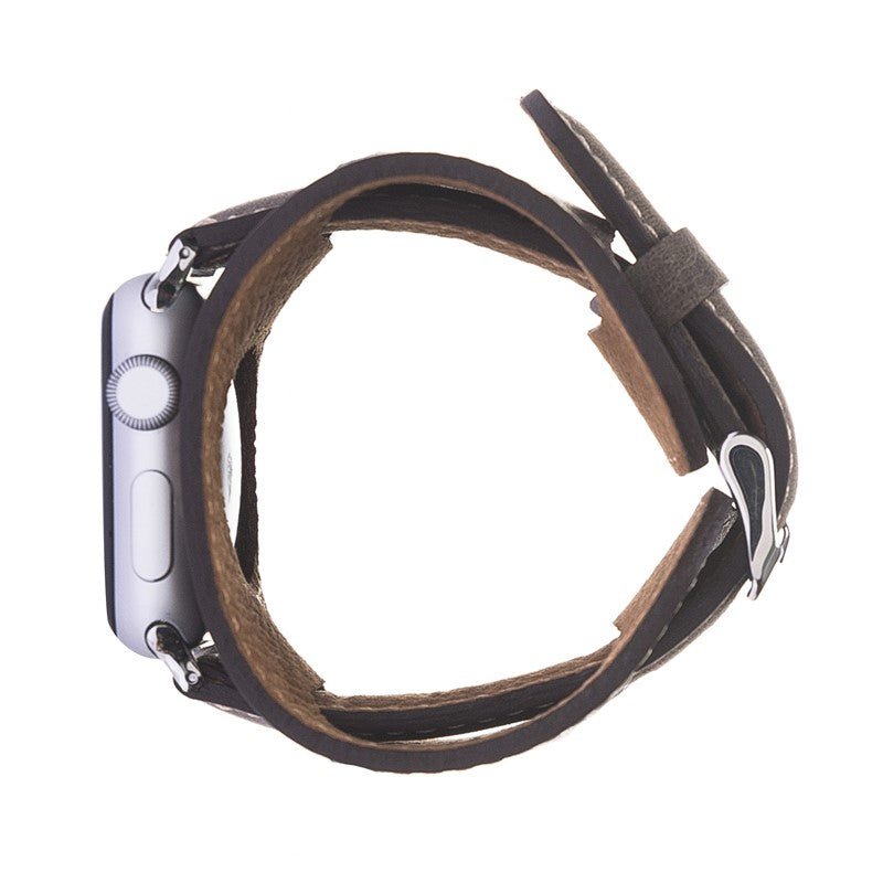 Cuff Leather Band for Apple Watch by Hardiston - premium Watch Bands - Apple