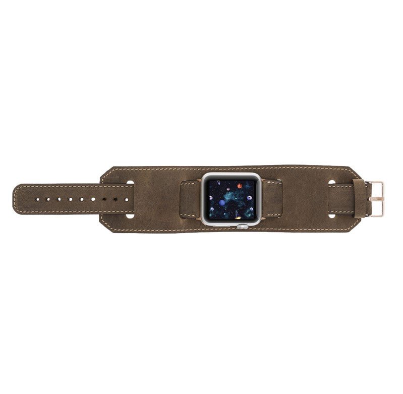 Cuff Leather Band for Apple Watch by Hardiston - premium Watch Bands - Apple