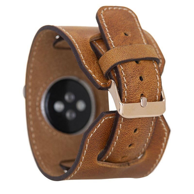 Cuff Leather Band for Apple Watch by Hardiston - premium Watch Bands - Apple