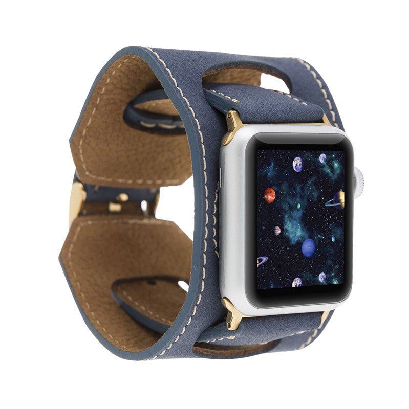 Cuff Leather Band for Apple Watch by Hardiston - premium Watch Bands - Apple