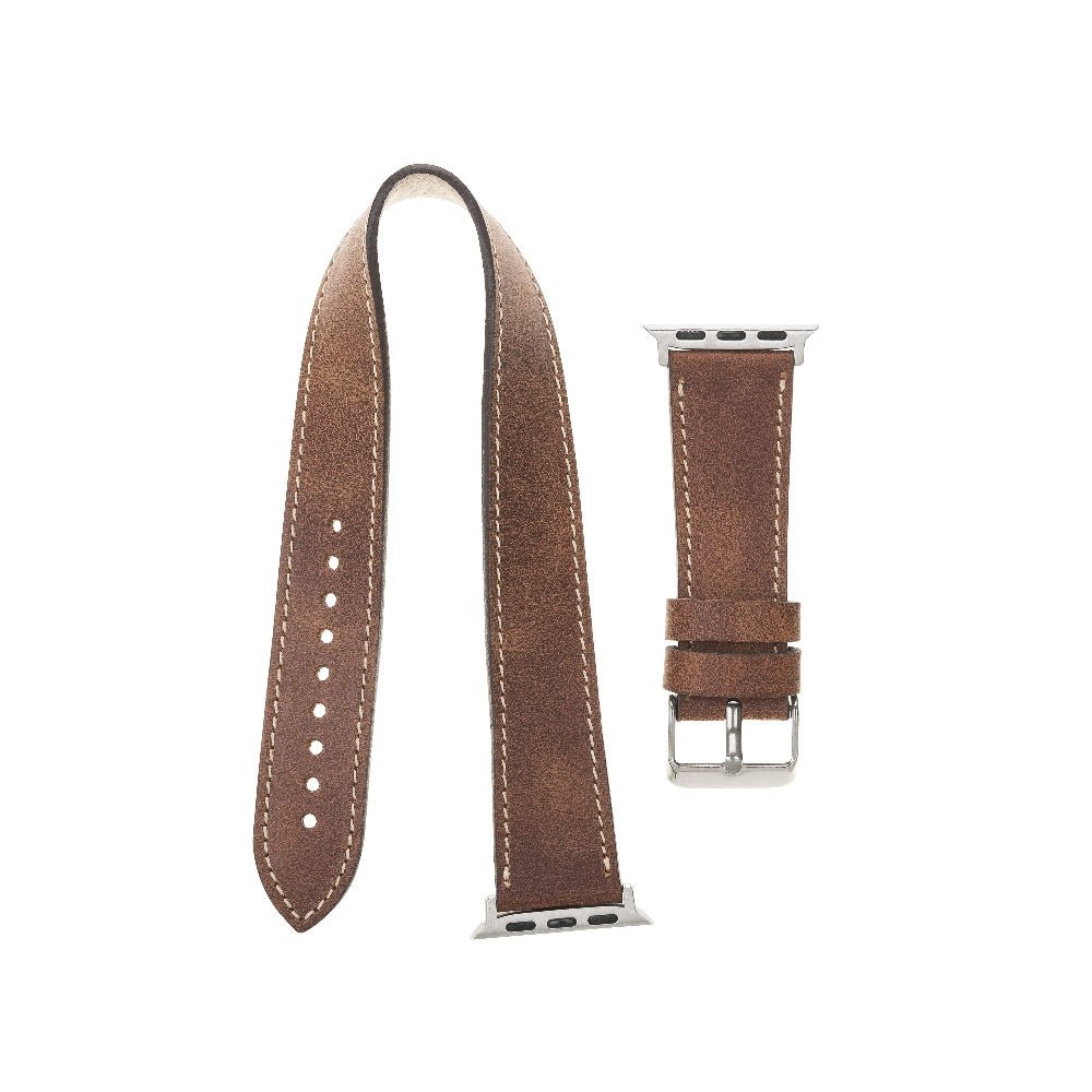 Double Tour Leather Band for Apple Watch by Hardiston - premium Watch Bands - Apple
