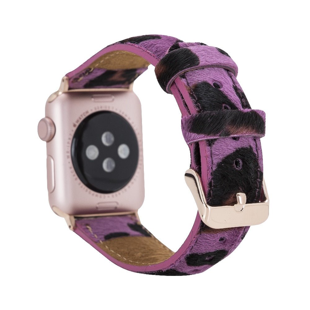 Furry Leather Band for Apple Watch by Hardiston - premium Watch Bands - Apple