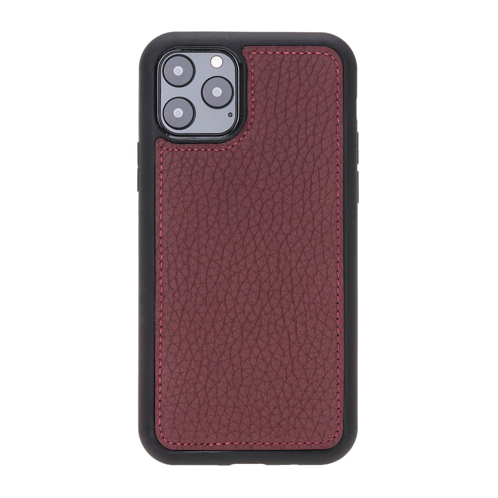 iPhone 11 Pro Burgundy Leather Detachable 2-in-1 Wallet Case with Card Holder - Hardiston - 5