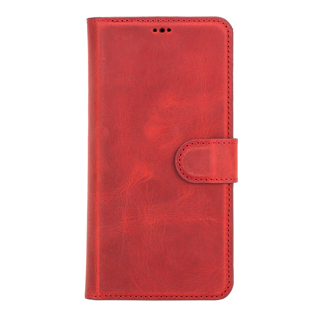 iPhone 11 Pro Max Red Leather Detachable 2-in-1 Wallet Case with Card Holder - Hardiston - 2
