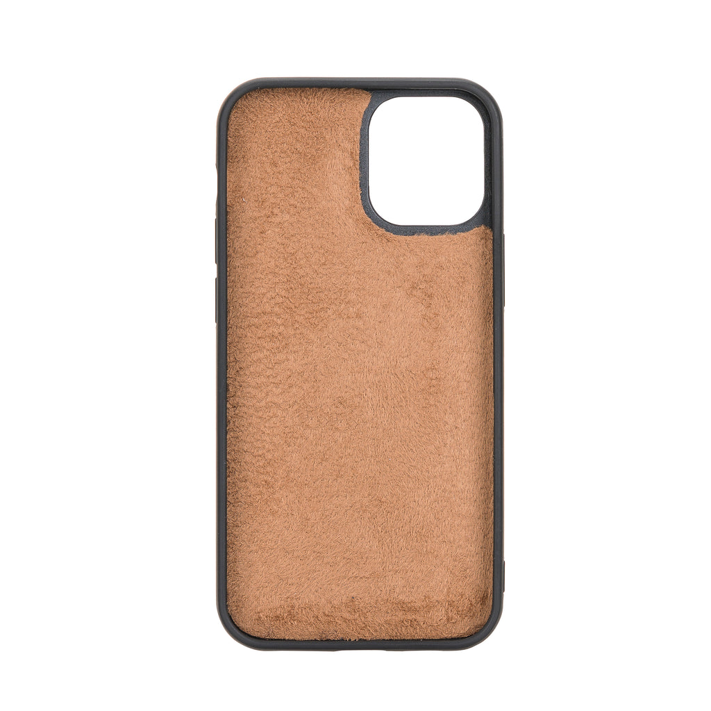iPhone 12 Mini Amber Leather Detachable 2-in-1 Wallet Case with Card Holder and MagSafe - Hardiston - 6