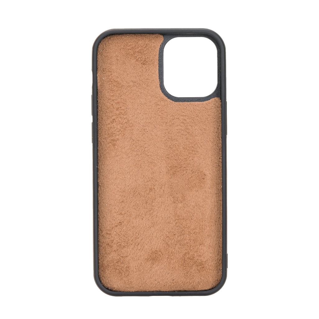 iPhone 12 Mini Brown Leather Detachable 2-in-1 Wallet Case with Card Holder and MagSafe - Hardiston - 6