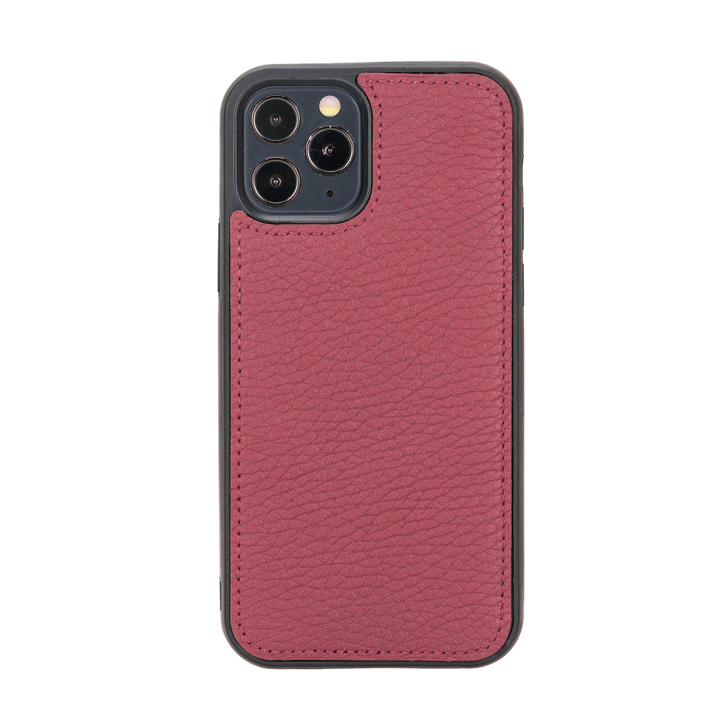 iPhone 12 Pro Burgundy Leather Detachable 2-in-1 Wallet Case with Card Holder and MagSafe - Hardiston - 5