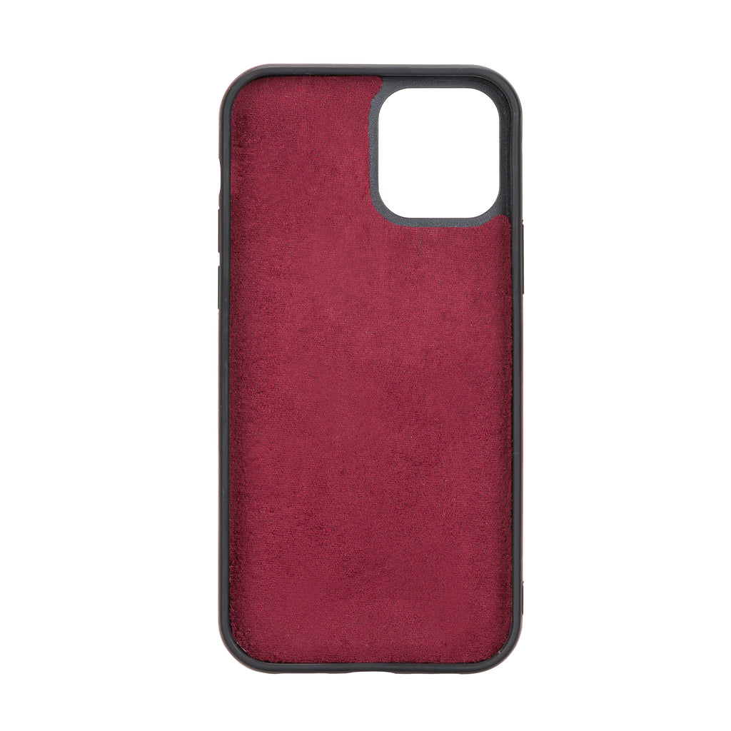 iPhone 12 Pro Burgundy Leather Detachable 2-in-1 Wallet Case with Card Holder and MagSafe - Hardiston - 6