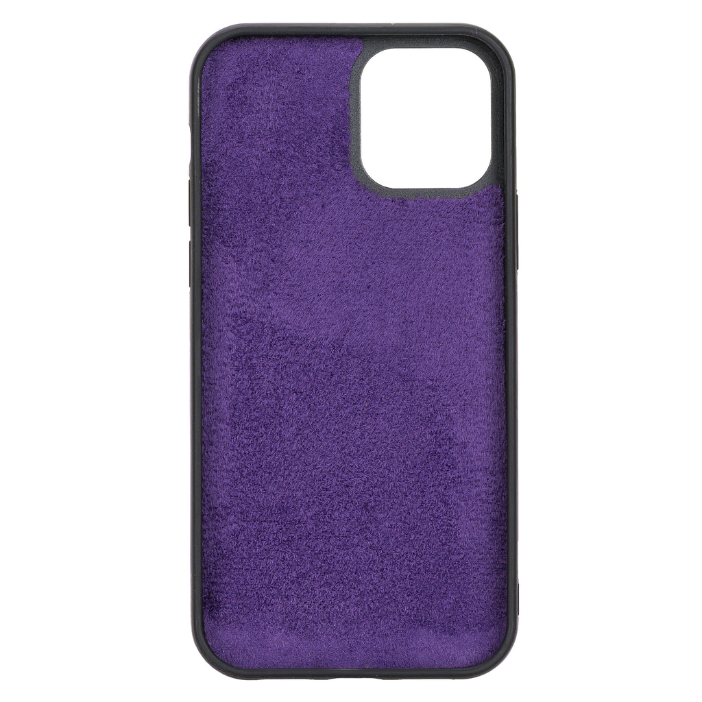 iPhone 12 Pro Purple Leather Detachable 2-in-1 Wallet Case with Card Holder and MagSafe - Hardiston - 6