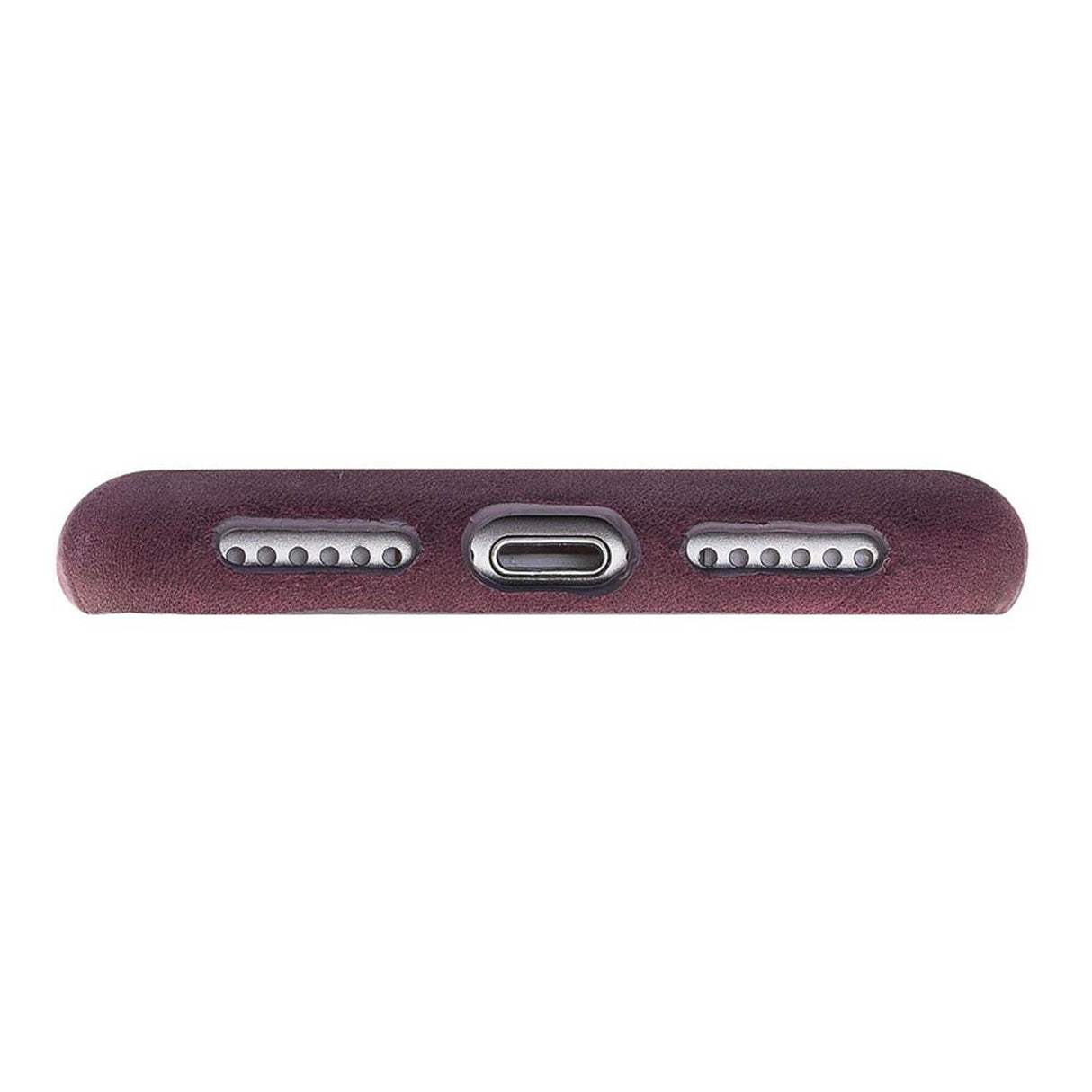 iPhone SE / 8 / 7 Purple Leather Snap-On Case - Hardiston - 6