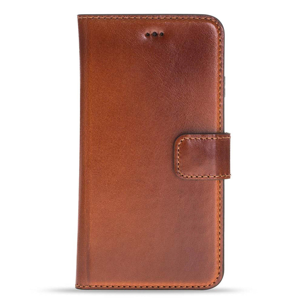 iPhone SE / 8 / 7 Russet Leather Detachable 2-in-1 Wallet Case with Card Holder - Hardiston - 4