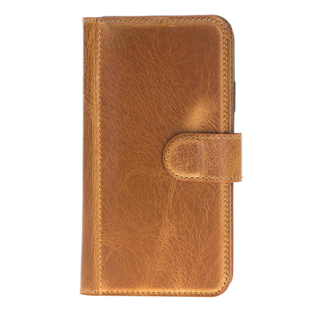 iPhone X / XS Amber Leather Detachable Dual 2-in-1 Wallet Case with Card Holder - Hardiston - 5