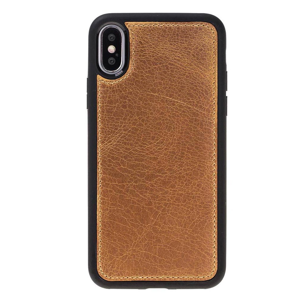 iPhone X/XS Amber Leather Detachable 2-in-1 Wallet Case with Card Holder - Hardiston - 6