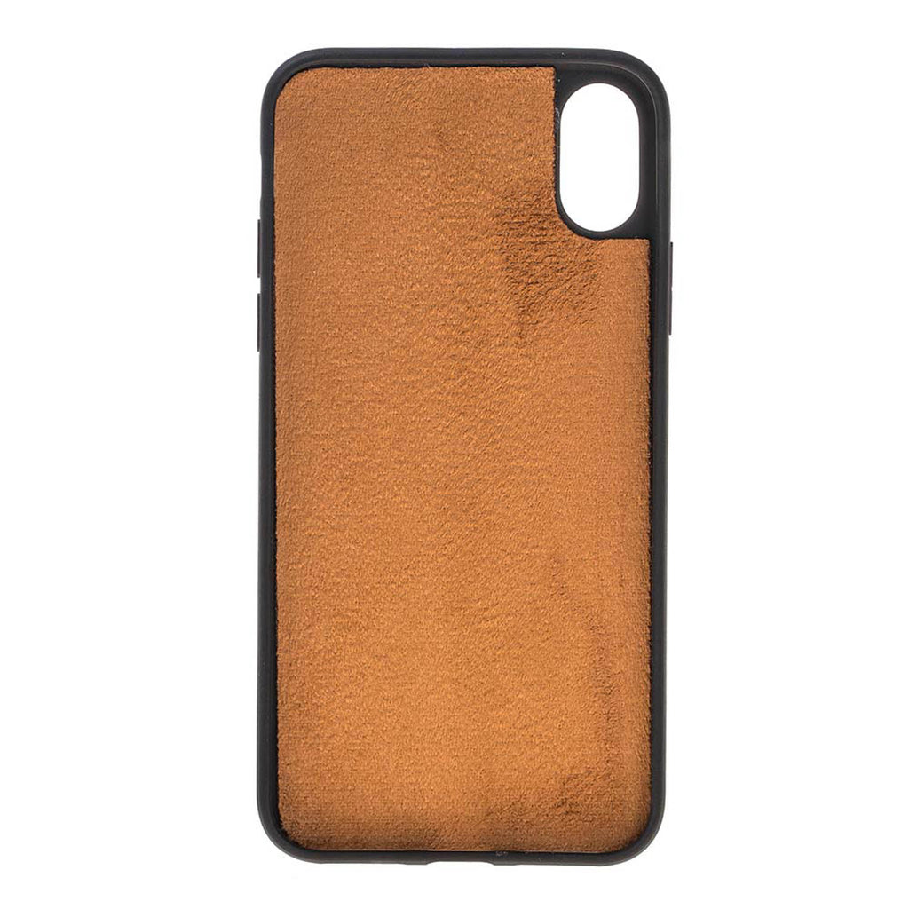 iPhone X/XS Mocha Leather Detachable 2-in-1 Wallet Case with Card Holder - Hardiston - 7