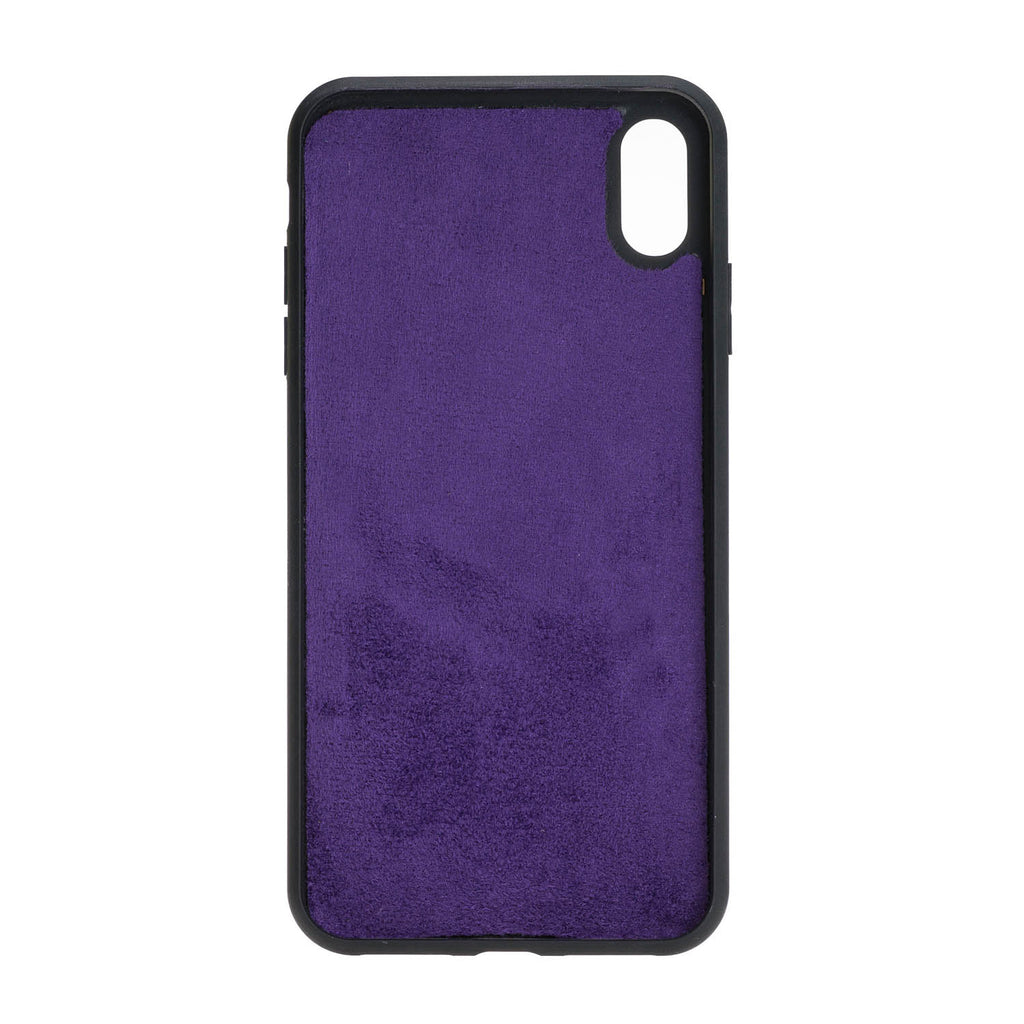 iPhone X / XS Purple Leather Detachable Dual 2-in-1 Wallet Case with Card Holder - Hardiston - 8