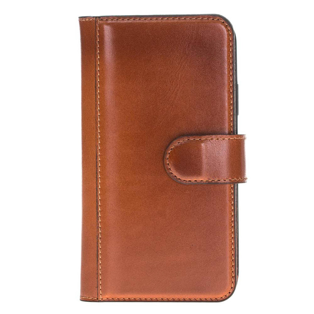 iPhone X / XS Russet Leather Detachable Dual 2-in-1 Wallet Case with Card Holder - Hardiston - 5