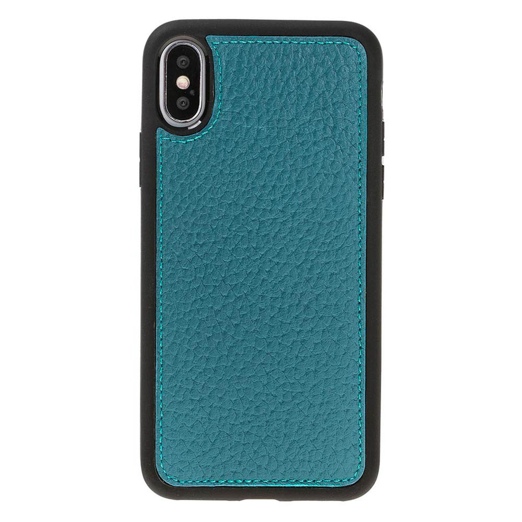 iPhone X/XS Turquoise Leather Detachable 2-in-1 Wallet Case with Card Holder - Hardiston - 6