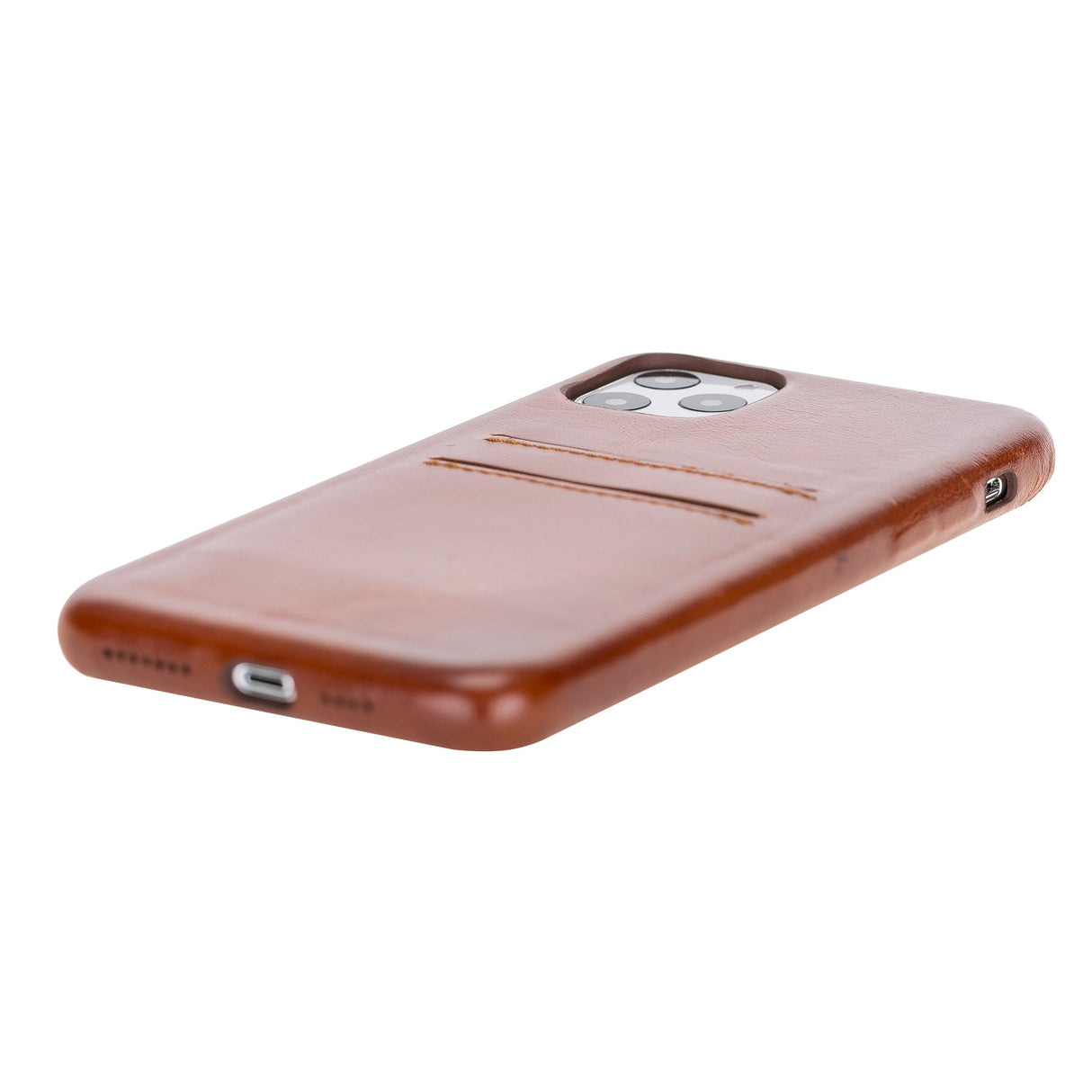 iPhone 11 Pro Max Snap - on Full Cover Leather Case with Credit Card Slots by Hardiston - premium iPhone 11 Cases