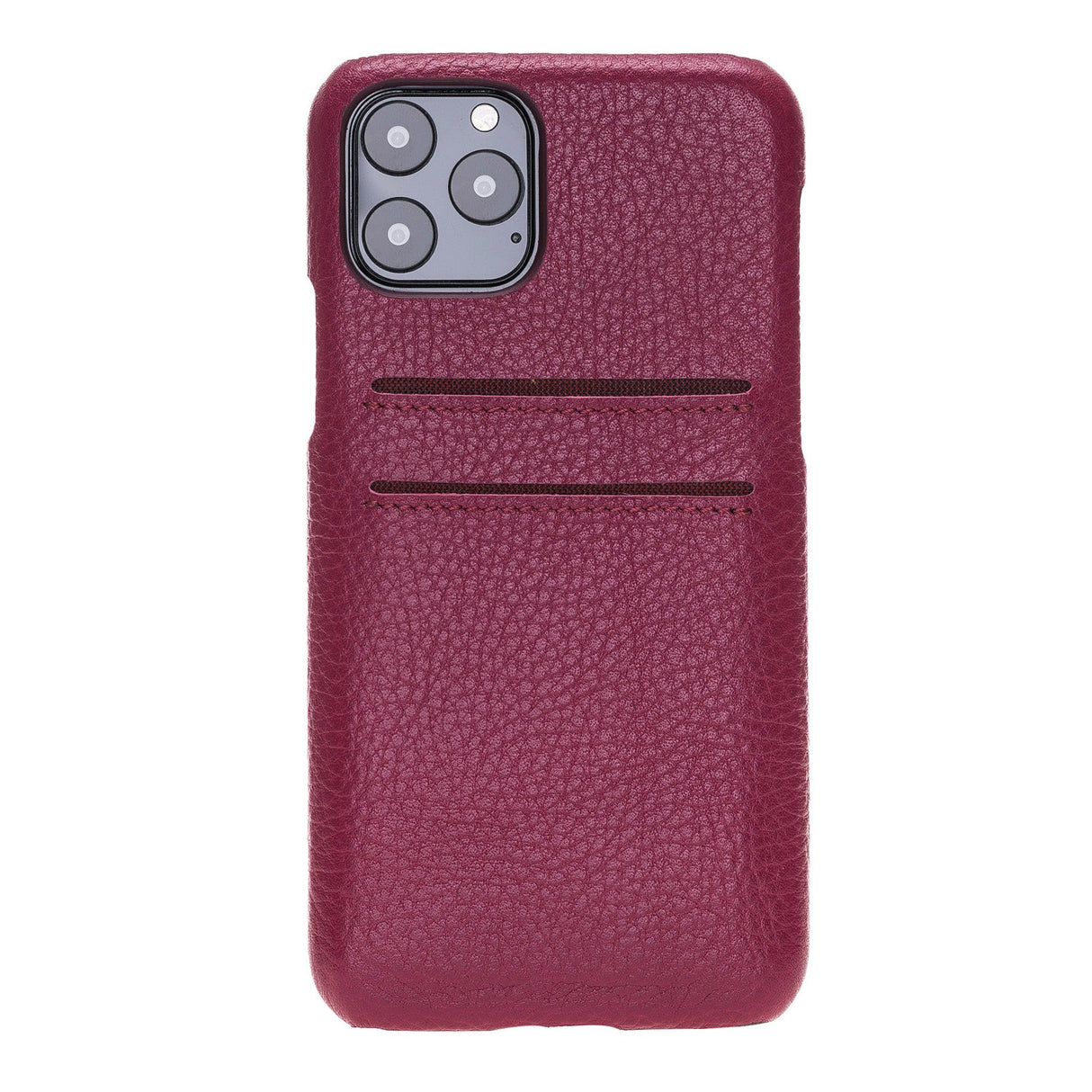 iPhone 11 Pro Snap - on Leather Case with Credit Card Slots by Hardiston - premium iPhone 11 Cases