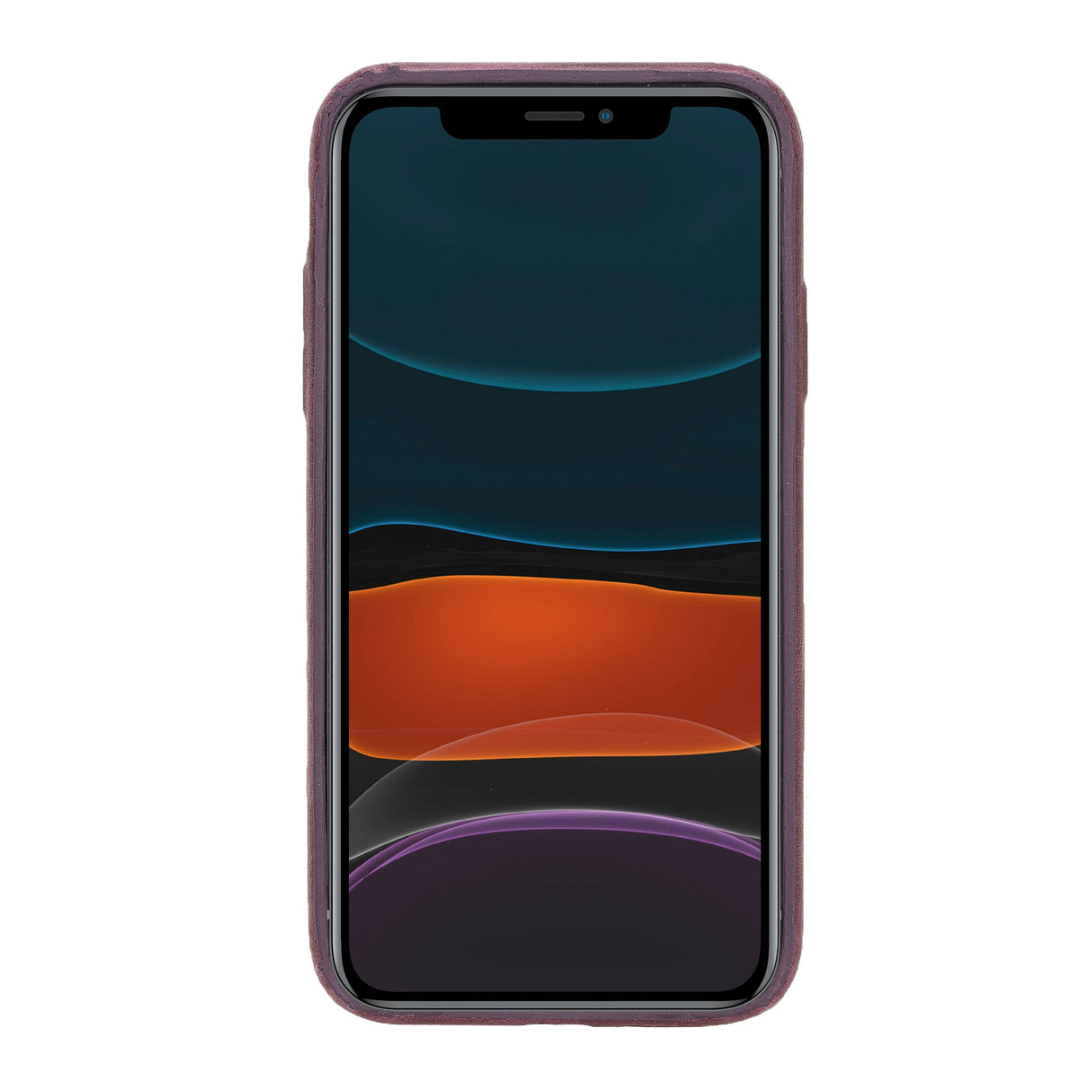 iPhone 11 Snap - on Full Cover Leather Case with Credit Card Slots by Hardiston - premium iPhone 11 Cases