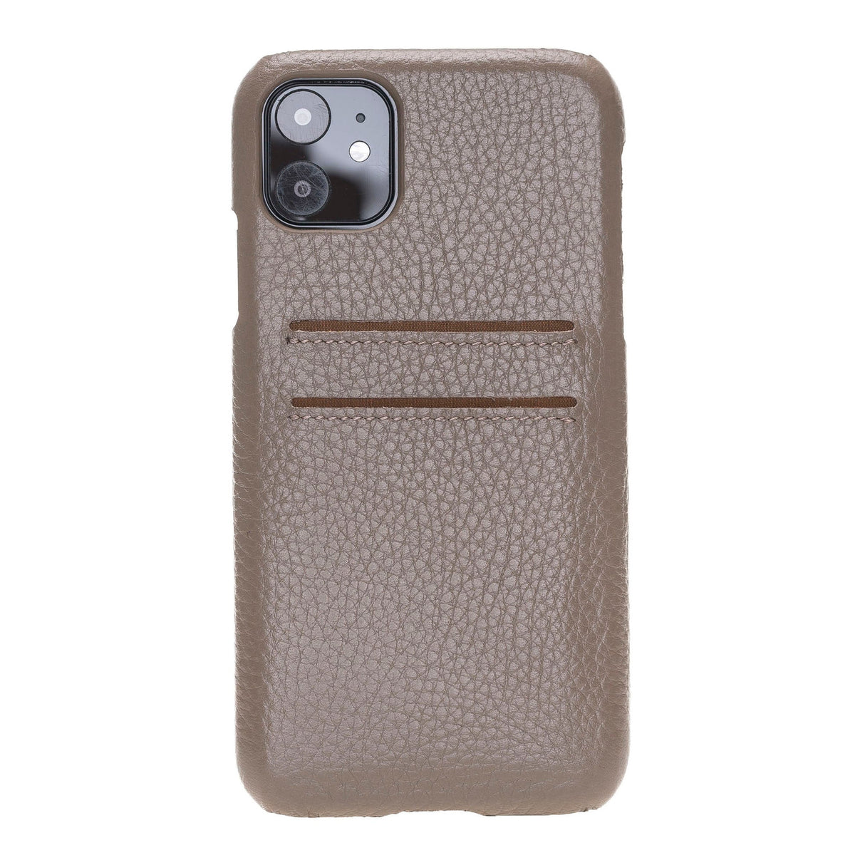 iPhone 11 Snap - on Leather Case with Credit Card Slots by Hardiston - premium iPhone 11 Cases