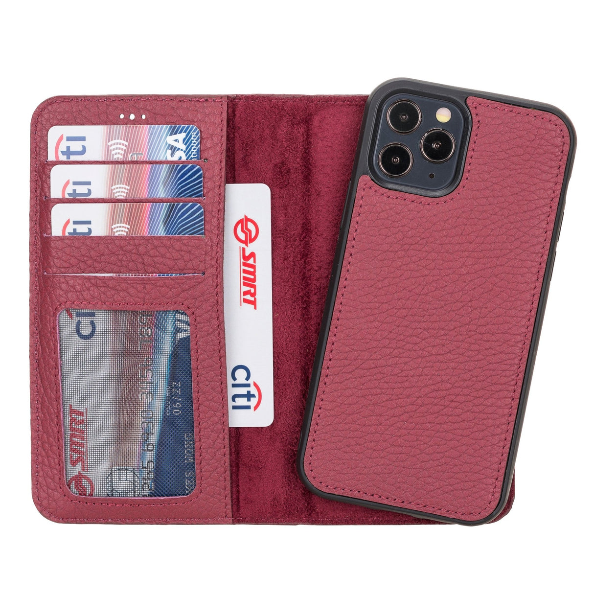 iPhone 12 Pro Leather Wallet Case by Hardiston - premium iPhone 12 Cases
