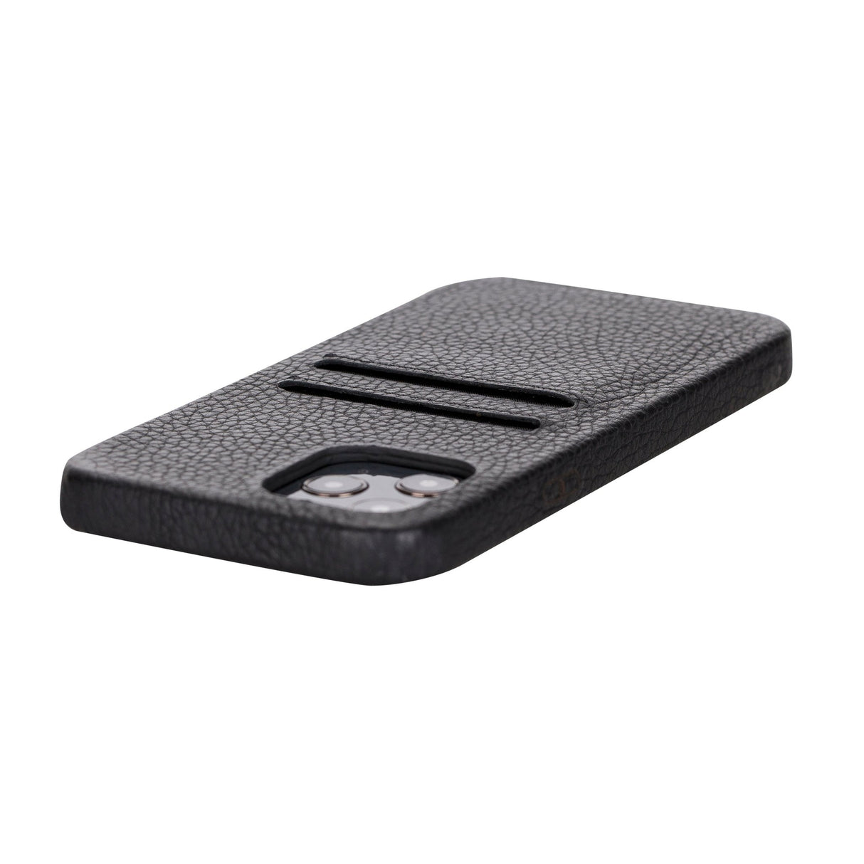 iPhone 12 Pro Max Snap - on Full Cover Leather Case with Credit Card Slots by Hardiston - premium iPhone 12 Cases