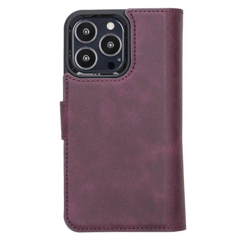iPhone 13 Pro Leather Dual Wallet Case by Hardiston - premium iPhone 13 Cases