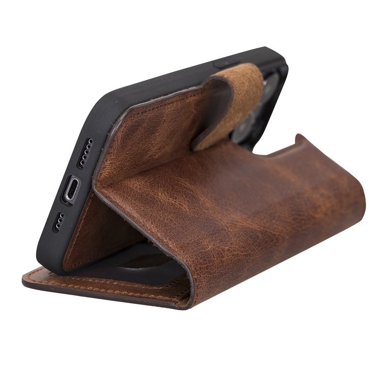 iPhone 13 Pro Leather Wallet Case by Hardiston - premium iPhone 13 Cases