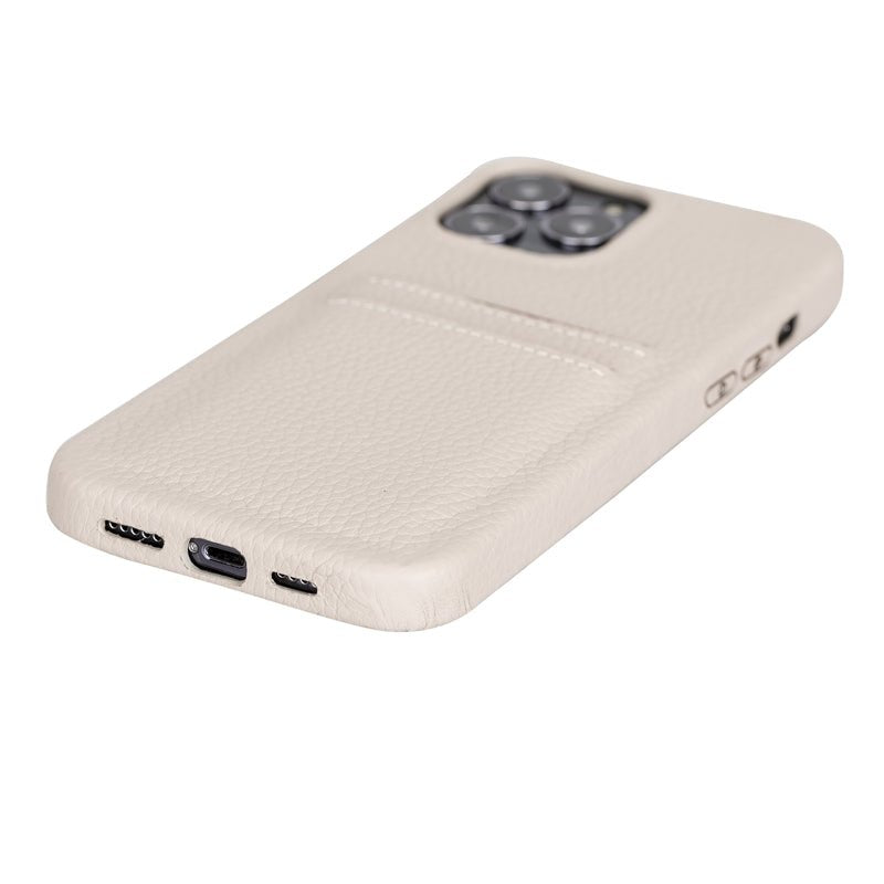 iPhone 13 Pro Max Leather Snap - on wallet case by Hardiston - premium iPhone 13 Cases