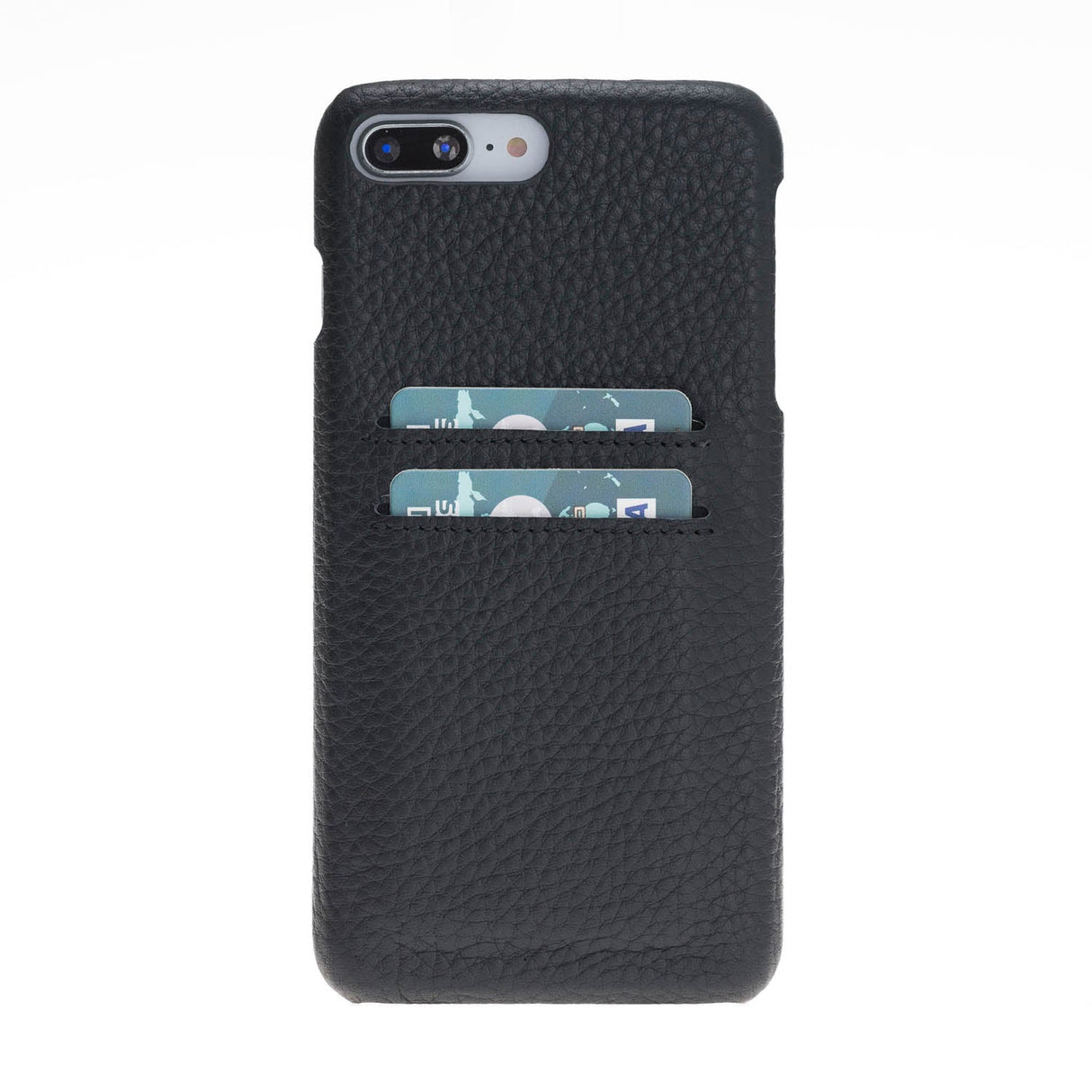 iPhone 8 Plus / iPhone 7 Plus Snap - on Leather Case with Credit Card Slots by Hardiston - premium iPhone 7 - 8 - SE Cases